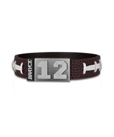 BRAYCE American Football bracelet with your jersey number 00-99 I Football jersey for the wrist personalizable & handmade