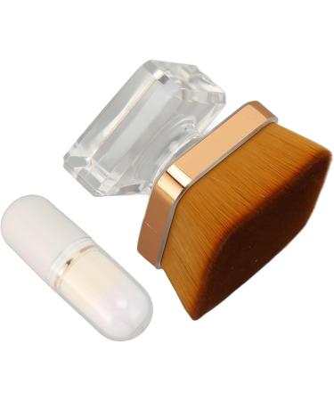 Foundation Makeup Brush Loose Powder Brush Fluffy Hair Strong Powder Grip Thickening Die Casting With Storage Box For Daily Use - Buy Online on SooperMarket.com