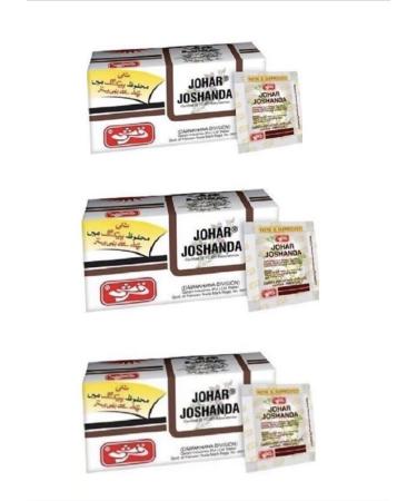 Qarshi Johar Joshanda Herbal Tea 30s - Pack of 3 | Natural Immunity Booster | Traditional Herbal Comfort | Natural Cold and Flu Remedy | Immunity Booster | Experience Wellness
