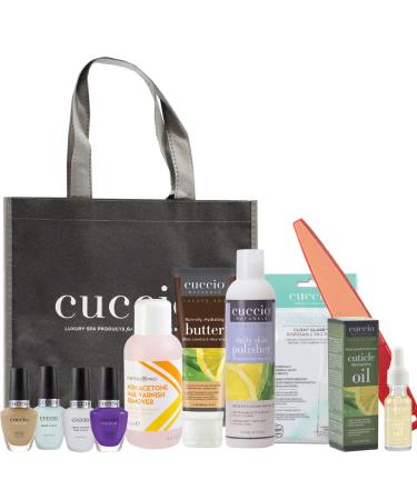 cuccio pedicure at home kit- white limetta & aloe vera