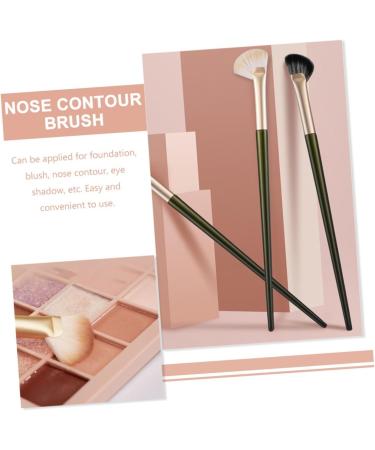 Baluue 12 Pcs Nose Shadow Brush Concealer Brush Cosmetic Brush Eye Shadow Brush Eyeshadow Wooden Handle - Buy Online on SooperMarket.com