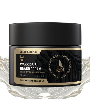 Beard Cream by Beard Struggle-Asgardian Secret Beard Butter Moisturizer&Softener for Men-Hydrated with Avocado&Jojoba Oils-Beard&Mustache Growth Cream 50g