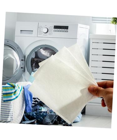 BCOATH 2 Boxes Absorbing Film Washing Machine Lint Catcher Washing Supplies Grabber Stain Remover Laundry Dyeing Cloth Laundry Color Keeper Clothes White Non-woven Fabric Blotting Paper - Buy Online on SooperMarket.com