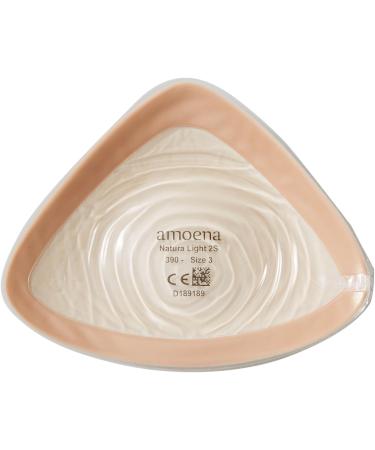 Amoena Women Natura Light 2S 6 Ivory - Lightweight Breast Form | International Shipping Available - Buy Online on SooperMarket.com