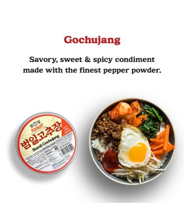 Bumil Korean Sauce Set - Gochujang, Ssamjang, Soybean Paste 8.81 Oz x3 | Fermented Korean Spicy Chili Paste for Meat, Bulgogi, Bibimbap, Stew, Soup, Dipping Sauce & More - Buy Online on SooperMarket.com