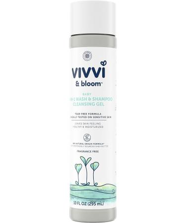 VIVVI & BLOOM Gentle 2-in-1 Baby Wash & Shampoo - Fragrance-Free, Sulfate-Free, Paraben-Free, Dye-Free - 10 fl. Oz - Buy Online on SooperMarket.com