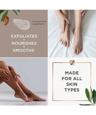Argan Magic Exfoliating Foot Scrub - Smooths Rough Calloused Feet & Heels with Argan Oil & Pumice | Paraben Free | 8 oz - Buy Online on SooperMarket.com