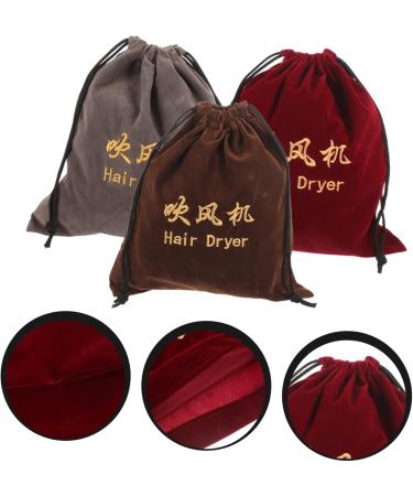 Healeved 6 Pcs Hair Dryer Storage Bag Travel Hair Dryer Blow Dryer Bag Drawstring Fabric Wine Bag - Buy Online on SooperMarket.com