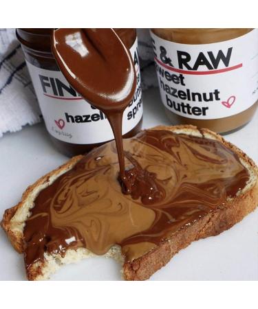 Fine & Raw Organic Hazelnut Butter Spread 8oz - Vegan & Organic Sweet Hazelnut Spread - Buy Online on SooperMarket.com