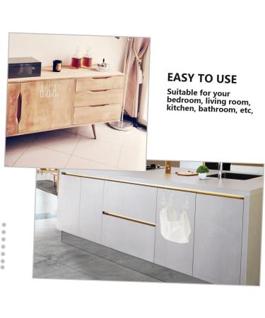 CHILDWEET Wall Coat Hanger 4pcs Wall Mounted Hooks Wall Mount Hooks Door Hanger Hook Door Hook Towel Organizer 19X9X5CM White - Buy Online on SooperMarket.com