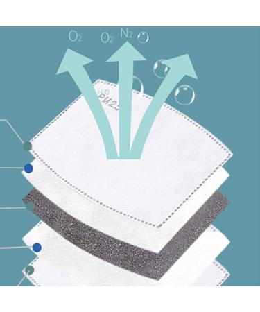 10PCS Activated Carbon Anti Haze Filter Replacement Papers - Buy Online on SooperMarket.com