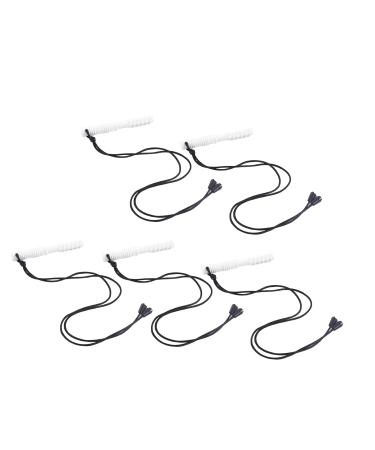 Buy Silicone Sensory Chewing Chains - 5-Piece Teething Set for Babies (White) | Gum Massage & Safe Chew Toys - International Shipping - Buy Online on SooperMarket.com