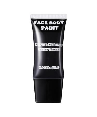 CCbeauty Black Face Paint - Professional Cream Makeup Kit for Halloween Cosplay & SFX - Water-Based Full Coverage for Clowns Jokers Zombies & More - Buy Online on SooperMarket.com