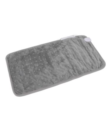 Topincn electrical heating mat for the office 3 time modes 6 speeds LCD multiple protection electrical heating ceiling for living room bedroom (EU connector 220-240V) EU connector 220-240V gray