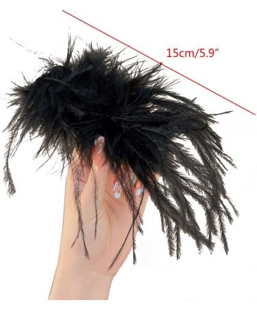 JSGHGDF Hair Clip 1920s Snap Hair Clip Hair Clamps Barrettes for Womens Large Headpieces Black - Buy Online on SooperMarket.com