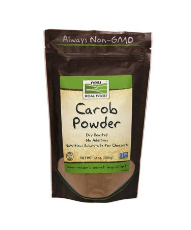 Now Foods Real Food Carob Powder 12 oz (340g)