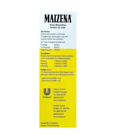 Buy Maizena Pure Corn Starch 250g | Premium Quality Corn Starch for Baking & Cooking - Fast International Shipping - Buy Online on SooperMarket.com