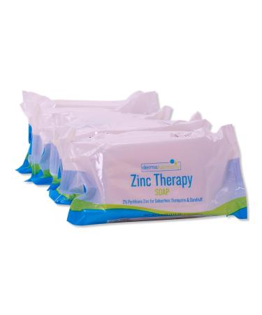 Dermaharmony Set of 5 2% Pyrithione Zinc Bar Soap 4 oz - For Skin Conditions like Seborrheic Dermatitis & Dandruff - Buy Online on SooperMarket.com