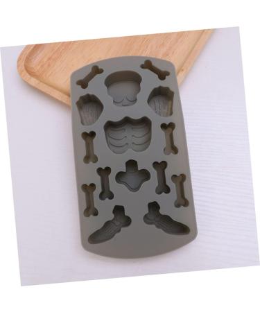 Amosfun 10 Pcs Cake Mold Maniquine Human Skeleton Mold Halloween Chocolate Fondant Cakes Molds Skull Molds Chocolate Molds Fondant Molds Aromatherapy Mold Manikin Dessert Silica Gel Candle 21X11CMx5pcs - Buy Online on SooperMarket.com