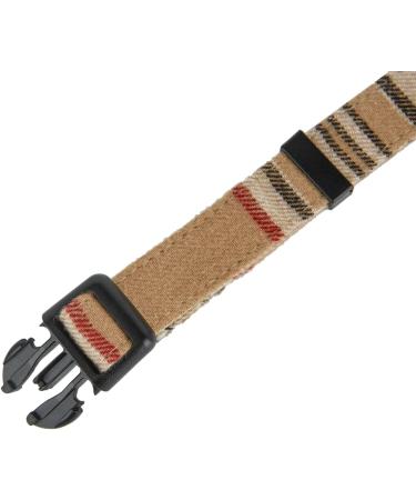 Yudote Soft Dog Collar for Small Dogs | Checkered Fabric Sensitive Skin Friendly Beige 1-Pack - Buy Online on SooperMarket.com