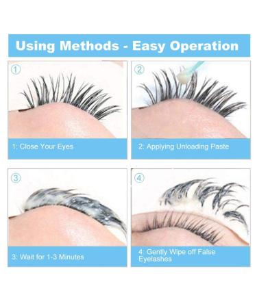 AYNEFY Eyelash Remover Cream 5g | Anti-Irritation Gel for Grafting & Extension | Glue Adhesive Removal - Buy Online on SooperMarket.com