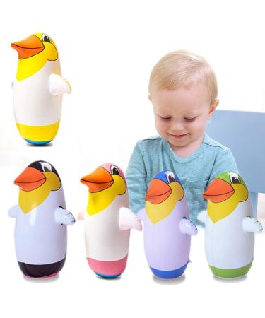Buy Eeneme 5 Pieces Inflatable Penguin Tumbler for Kids - 22cm Cartoon Party Game Toys - Ideal for International Shipping - Buy Online on SooperMarket.com