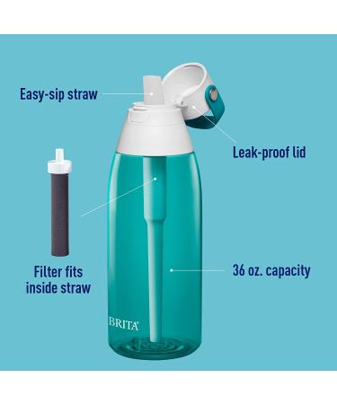 Brita 36oz Plastic Water Filter Bottle - Sea Glass - 1 Count - Buy Online on SooperMarket.com