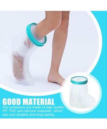 Waterproof Foot Shower Protector - Adult Foot Cast Cover for Shower & Bath - Reusable - Protects Broken Toe, Wound, Burns - Buy Online on SooperMarket.com