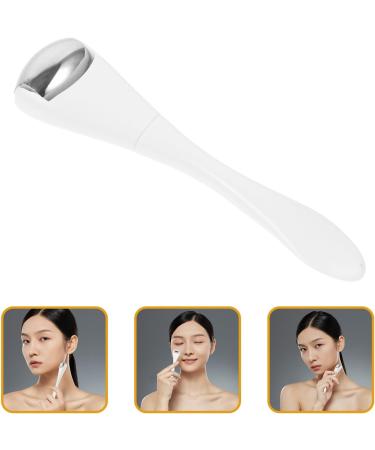 Healeved Stainless Steel Ice Roller Facial Eye Massage Roller Skin Care Tool with Plastic Handle for Puffiness Relief Tighten Pores - Buy Online on SooperMarket.com