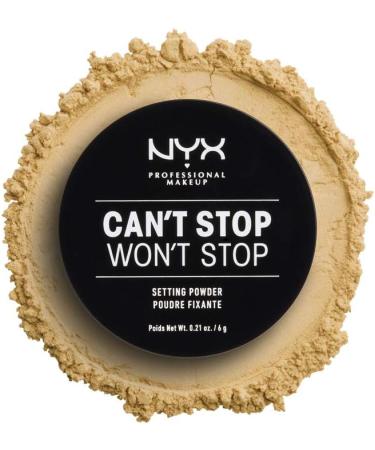 NYX Can't Stop Won't Stop Setting Powder - Banana 06, 1.6g (Pack of 1) - Buy Online on SooperMarket.com