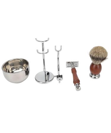 Premium Manual Beard Bowl Set - Complete Dry Beard Brush Kit for Men | Durable Alloy | Perfect for Bathroom Grooming - Buy Online on SooperMarket.com