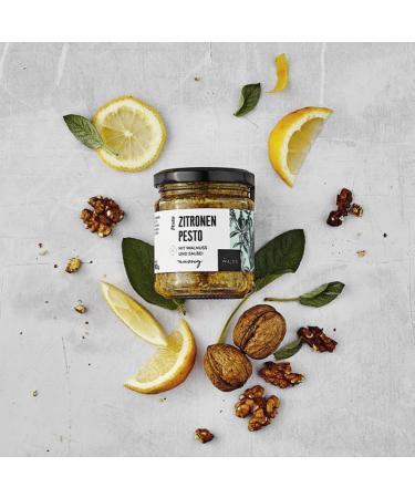 Buy WAJOS Lemon Pesto 180g - Nutty Walnut & Sage Seasoning Sauce for Delicious Pasta | International Shipping - Buy Online on SooperMarket.com