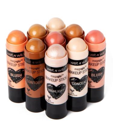 Wet n Wild MegaGlo Blush Stick in Peach Bums - Shimmer Cream Blush Multistick - Buy Online on SooperMarket.com