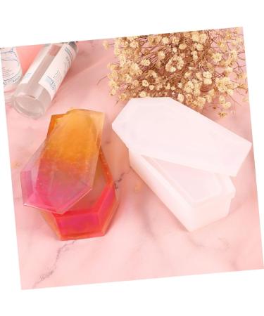 ABOOFAN 1 Set Epoxy Coffin Mold Halloween Decor Resin Mold Decorative Diy Decorative Mold Self Made Props - Buy Online on SooperMarket.com