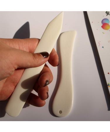 VENCINK Genuine Bone Folder Paper Creaser Set Folding Scoring Burnishing Crafting Scrapbooking Tool for Bookbinding Paper & Leather Crafts Card Making and Office Supplies - Buy Online on SooperMarket.com