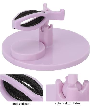 Nail Polish Bottle Holder Nail Polish Fixing Clip Auxiliary Reclining Nail Painting Tools Wearable Nail Polish Bottle Holder for Nail Salons(Pinkish Purple) - Buy Online on SooperMarket.com