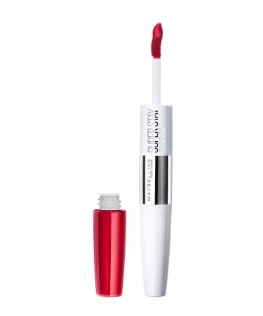 Maybelline New York lipstick Super Stay 24h Super Impact liquid and long-lasting No. 553 Steady Read-Y 5G No. 553 Steady Read-Y 5 G (1 Pack)