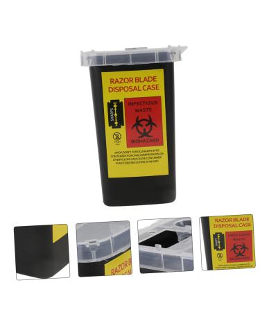 Beavorty 10 STK Klinge Storage Box | Disposable Container for Used Razor Blades & Broken Blades | Safe Plastic Lip & Mussel Shell Design - Buy Online on SooperMarket.com