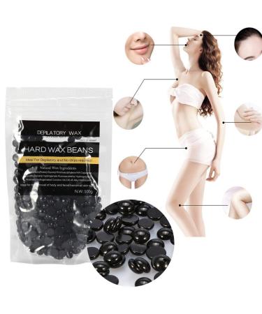 Hard Wax Beans - No Strip Depilatory Hair Removal for Arms & Legs - Black Chocolate Hard Wax for Smooth Skin - Buy Online on SooperMarket.com