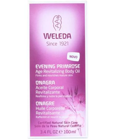 Weleda Evening Primrose Age Revitalising Body Oil 100ml | Natural Anti-Aging Skincare - Buy Online on SooperMarket.com