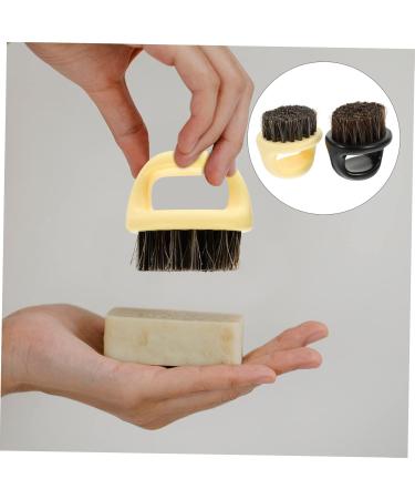 Beavorty Men's Beard Styling Brush Set - 10 Pieces Pocket Hair & Cleaning Brushes for Perfect Beard Care - Black & Beige - Buy Online on SooperMarket.com