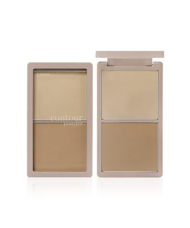 ETUDE Contour Powder 02 Inventor | Bronzer And Contour Palette To Effortlessly Define The Face Like A Selfie | Smooth, Velety Texture | Natural Look Inventor 02