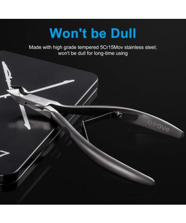 opove X7 Space Gray Cuticle Trimmer - Stainless Steel Nippers for Manicure & Pedicure - Buy Online on SooperMarket.com