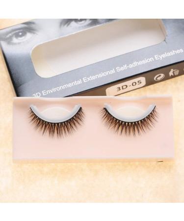 False Eyelashes 3D Professional Self Adhesive Eyelashes No Stimulation False Eyelashes Extension Handmade False Eyelashes Set Reusable Soft and Comfortable Makeup Thick Fake Eye Lashes(3D-05) - Buy Online on SooperMarket.com