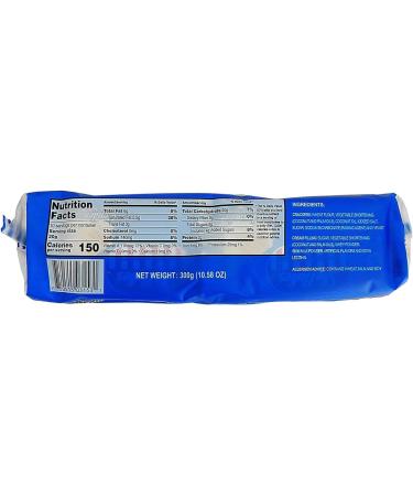 M.Y. San SkyFlakes Crackers Sandwich Cream Filling Filipino Crispy Snacks (10 Pcs) 300g - Sweet Milk Flavour Cream Filling Condensada - Buy Online on SooperMarket.com