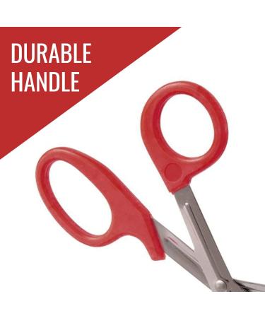 Briggs Precision Cut Shears Scissors 7.5 Inch - Red | Ideal for Medical or Personal Use - Buy Online on SooperMarket.com