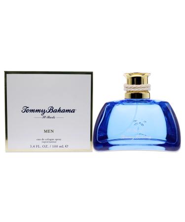 Tommy Bahama St. Barts Men Eau De Cologne for Men Notes of Sparkling Lime Guava Nectar Vanilla Palm Wood Refreshing Island-Inspired Scent Long-Lasting Fragrance 3.4 Fl Oz (Pack of 1)