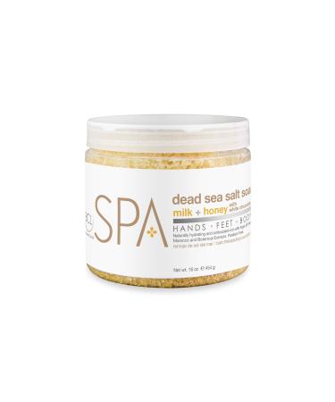 BCL Spa Bath Salt Milk + Honey Dead Sea Salt Soak