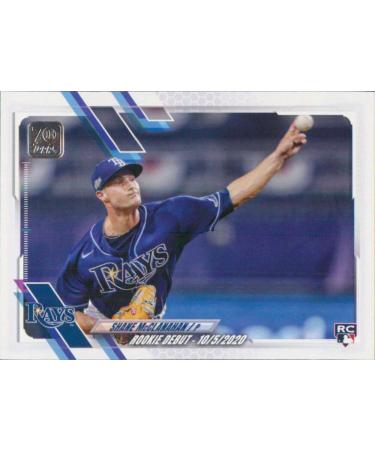 2021 Topps Update #US191 Shane McClanahan Rookie Debut Tampa Bay Rays