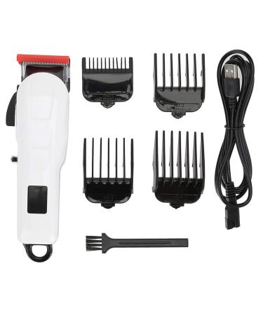 eecoo Cordless Electric Hair Clipper Men's Professional Hair Clipper Shaver LCD Display Hair Trimmer with 4 Guide Combs Suitable for Adults and Children